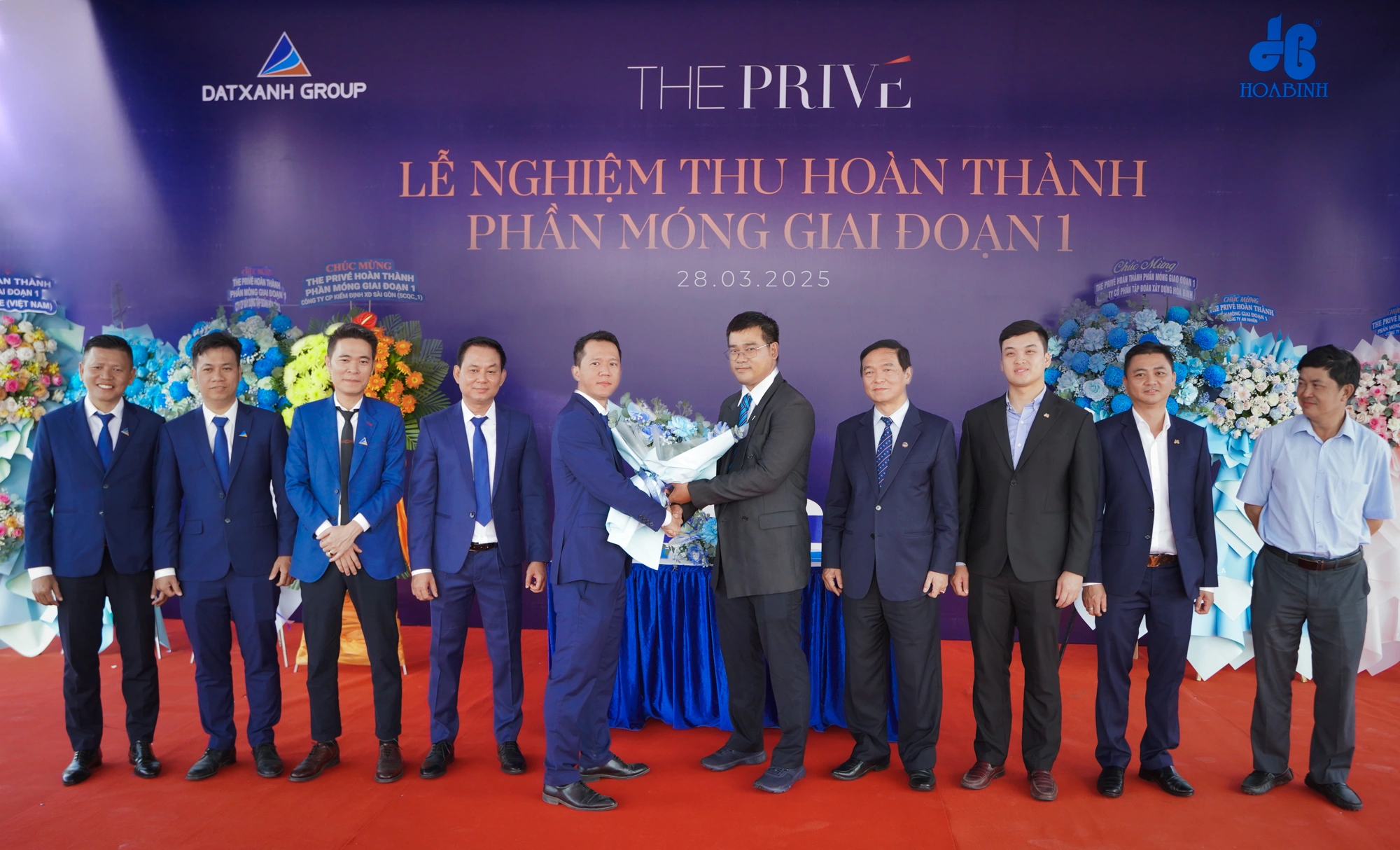 The Privé – Lễ nghiệm thu hoàn thành phần móng giai đoạn 1